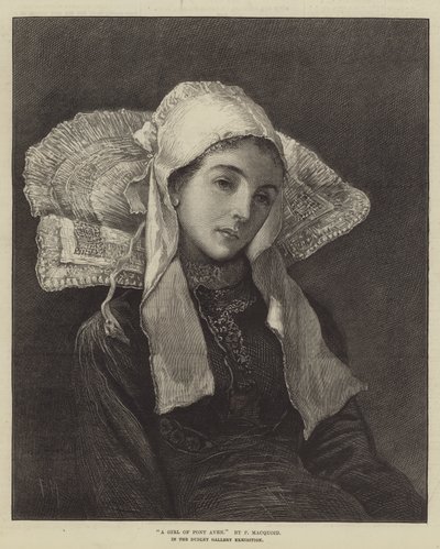 A Girl of Pont Aven by Percy Macquoid